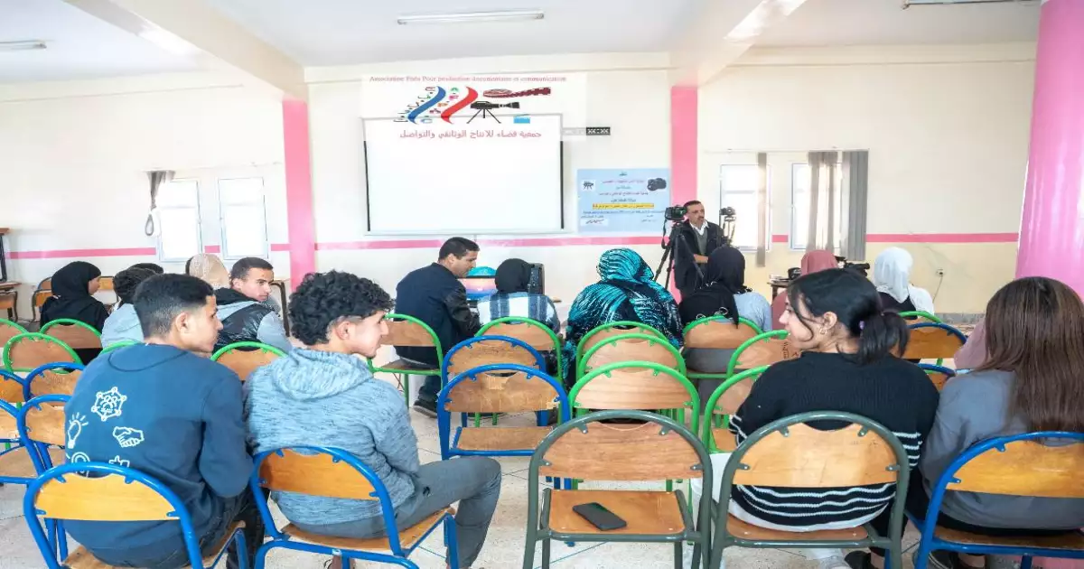 ورشة تكوينية حول صناعة المحتوى بجماعة القصابي – إقليم كلميم
